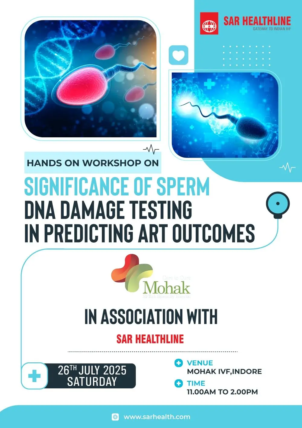 A focused and impactful workshop on Sperm DNA Damage Testing at Mohak IVF