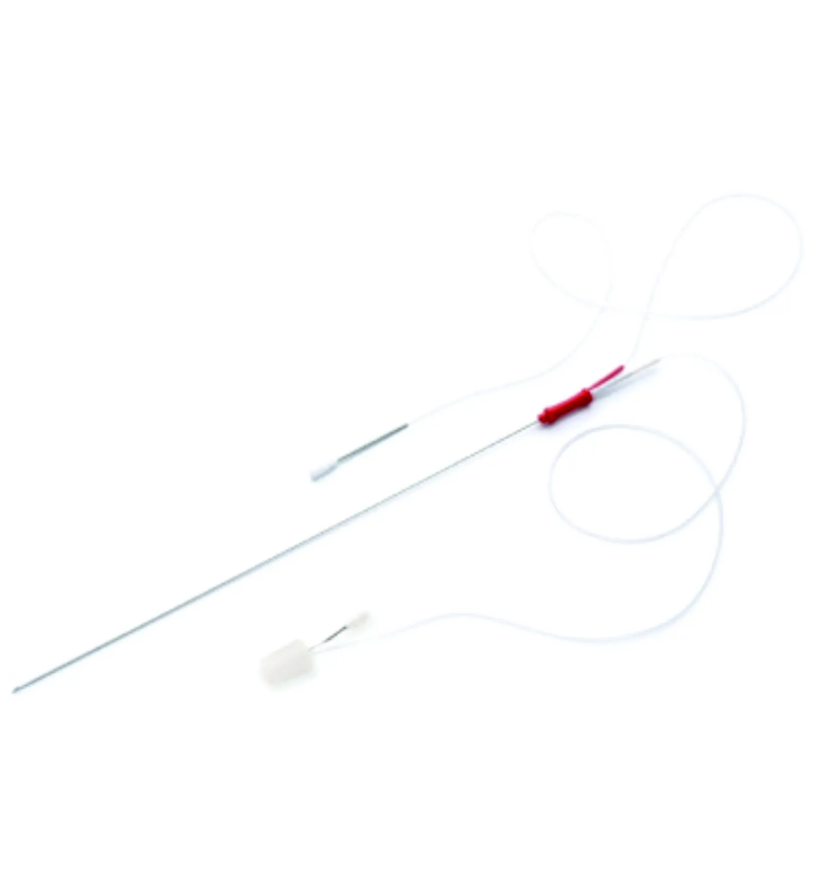DOUBLE LUMEN NEEDLE WITH ASPIRATION LINE